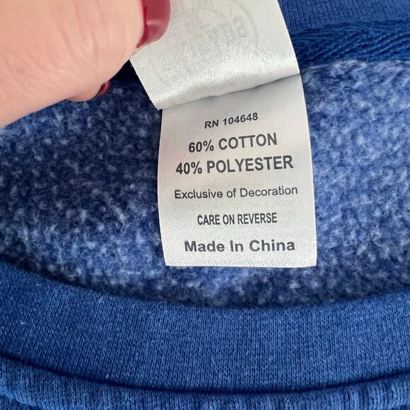 KU Jawhawks Sweatshirt Women's Size Medium 8/10 - Picture 4 of 12